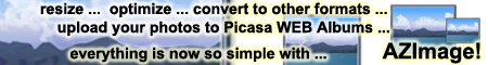 Convert, resize, optimize your photos with AZImage - the easy to use image converter